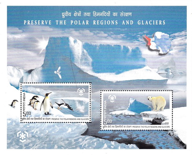 North and South Poles : Emperor Penguins and Polar Bear