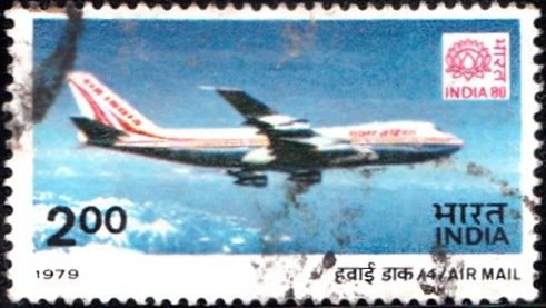 795 Air Mail [India Stamp 1979]