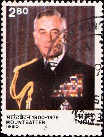 826 Mountbatten [India Stamp 1980]