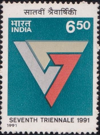 1266 Seventh Triennale [India Stamp 1991]