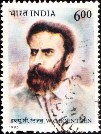 1466 W. C. Roentgen [India Stamp 1995]