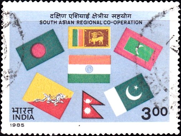 SAARC Member Countries' Flag