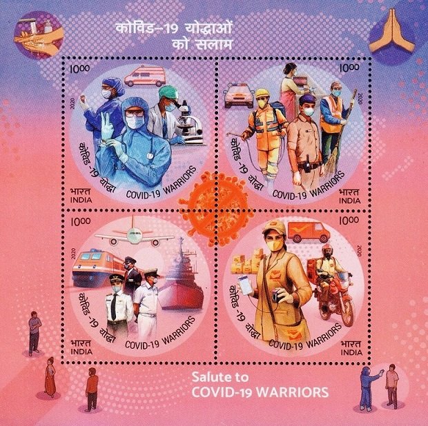 Indian tribute to frontline corona warriors